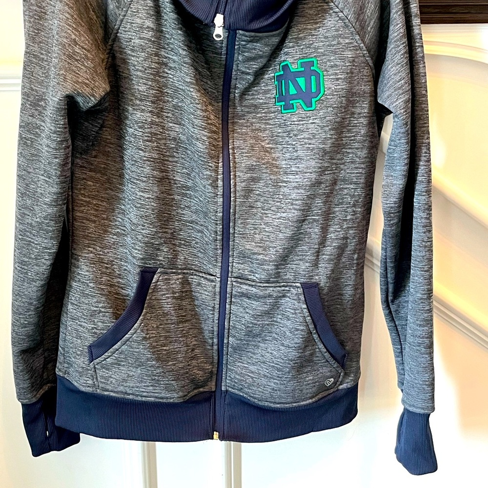 Notre Dame fashion zip up Excellent condition